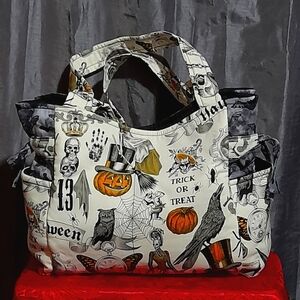 "Homesewncrafts" Vintage Goth Tote